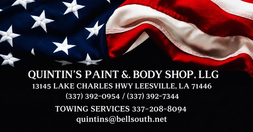 Quintins Paint and Body sponsor logo